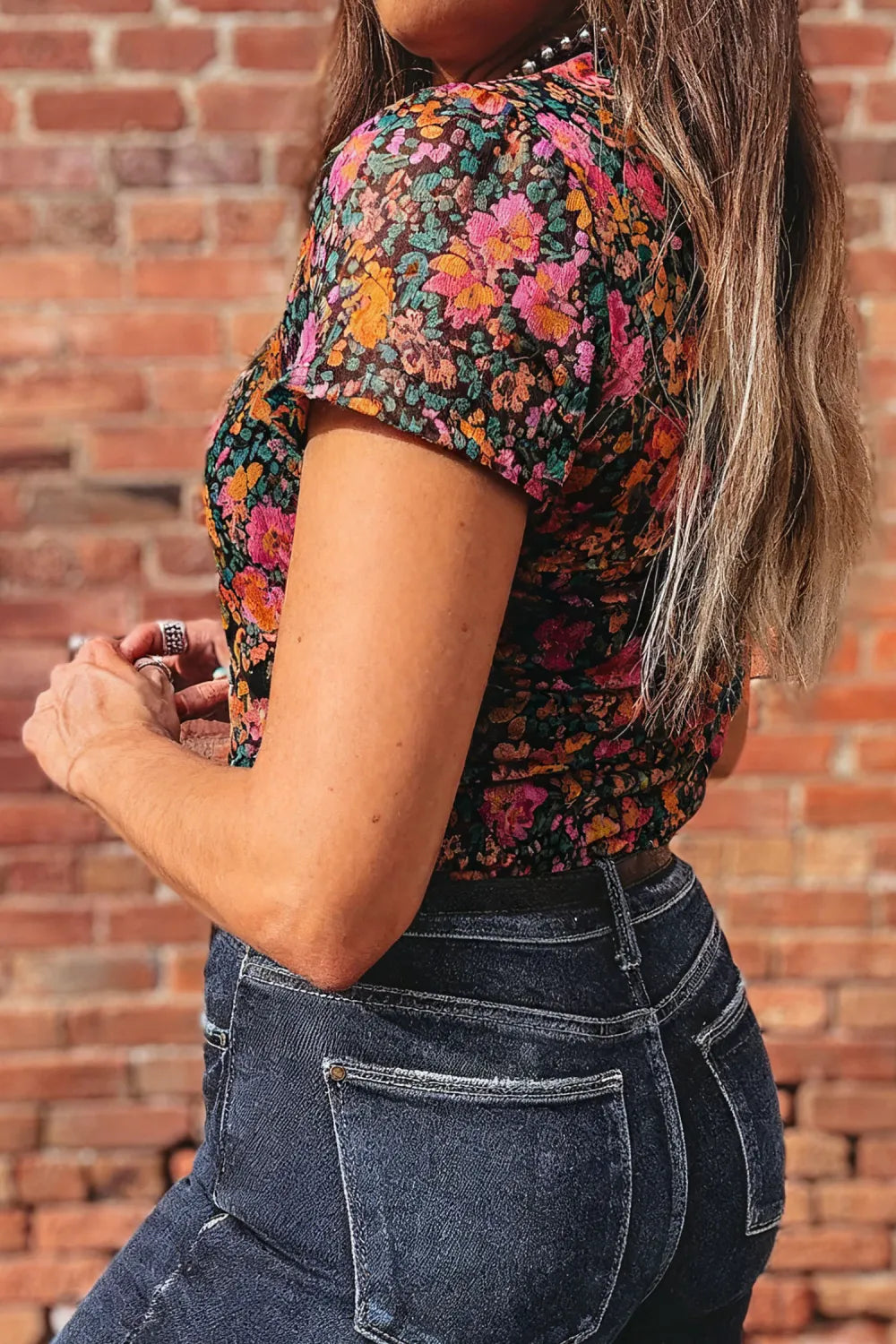 Bright Floral Top